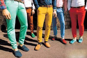 ست کتونی رنگی مردانه | راهنمای بهترین ترکیب رنگ کفش و لباس برای آقایان | فروشگاه تنسر